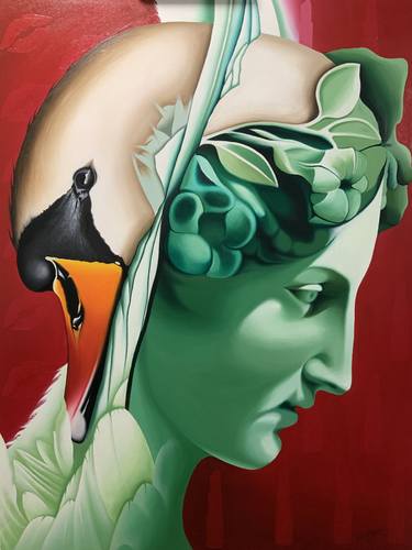 Original Conceptual Classical mythology Paintings by Juan Carlos Cruz Osorio