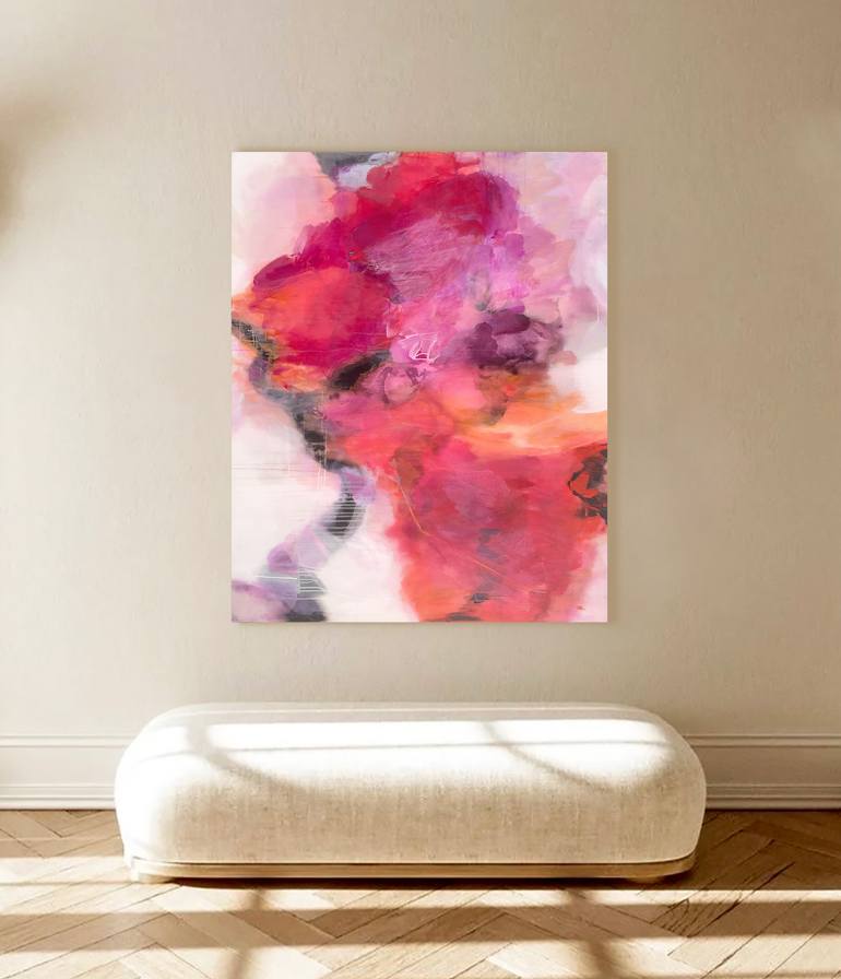 Original Abstract Expressionism Abstract Painting by Stacey Warnix