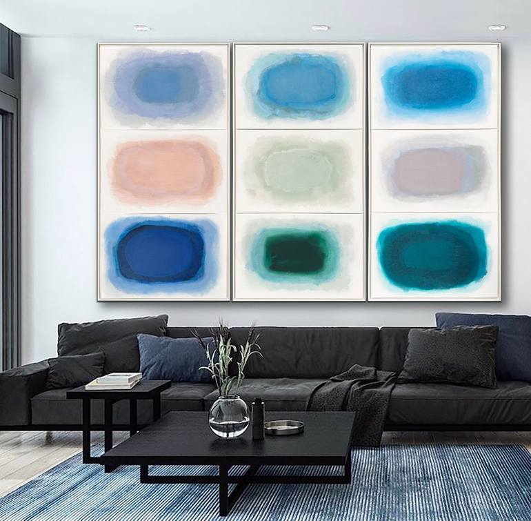Original Minimalism Abstract Painting by STACEY WARNIX