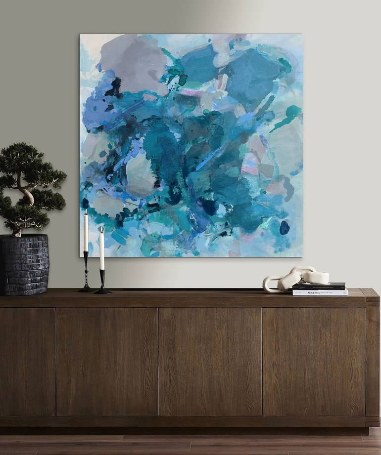 Original Abstract Expressionism Abstract Painting by STACEY WARNIX