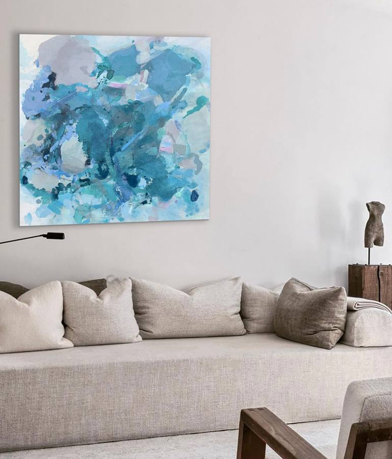 Original Abstract Expressionism Abstract Painting by STACEY WARNIX