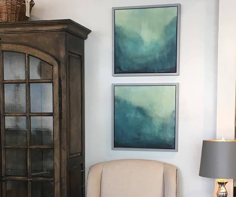 Original Abstract Landscape Painting by STACEY WARNIX