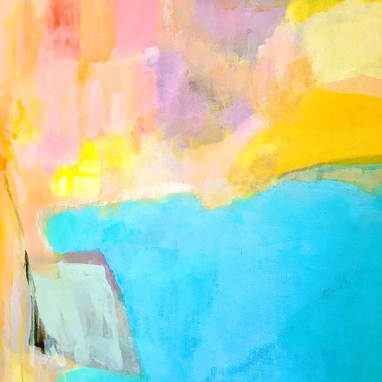 Original Impressionism Abstract Painting by Stacey Warnix