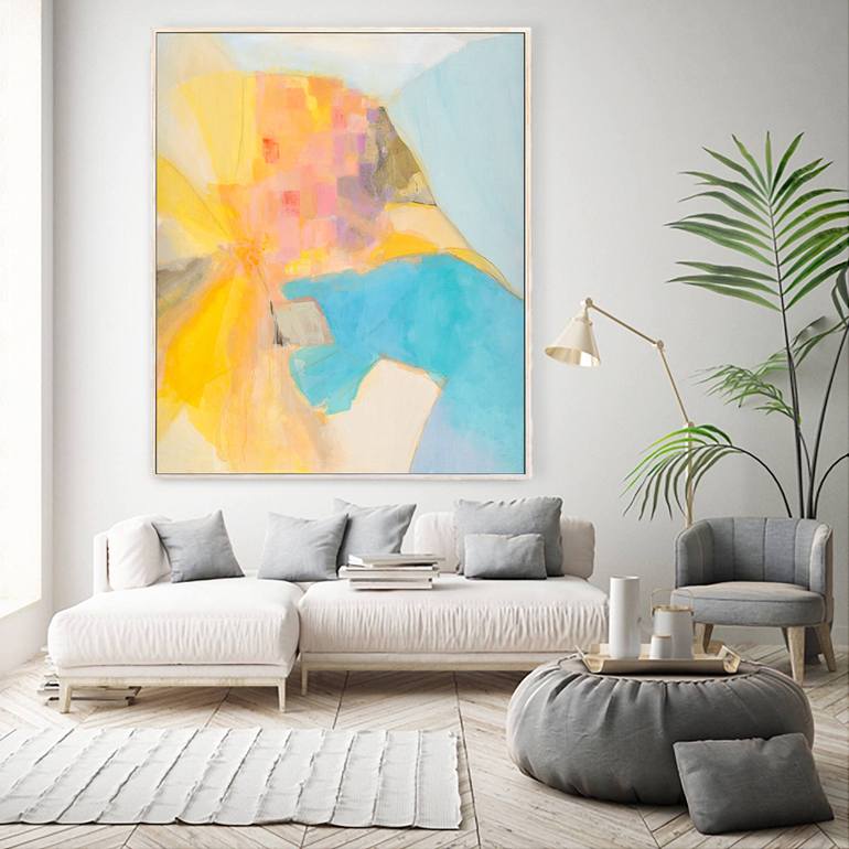 Original Impressionism Abstract Painting by Stacey Warnix