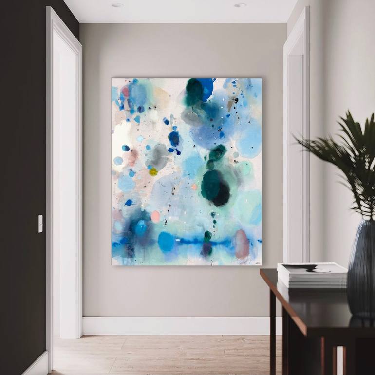 Original Abstract Expressionism Abstract Painting by STACEY WARNIX