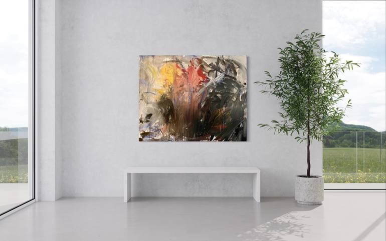 Original Abstract Expressionism Abstract Painting by Nicole Dubowski