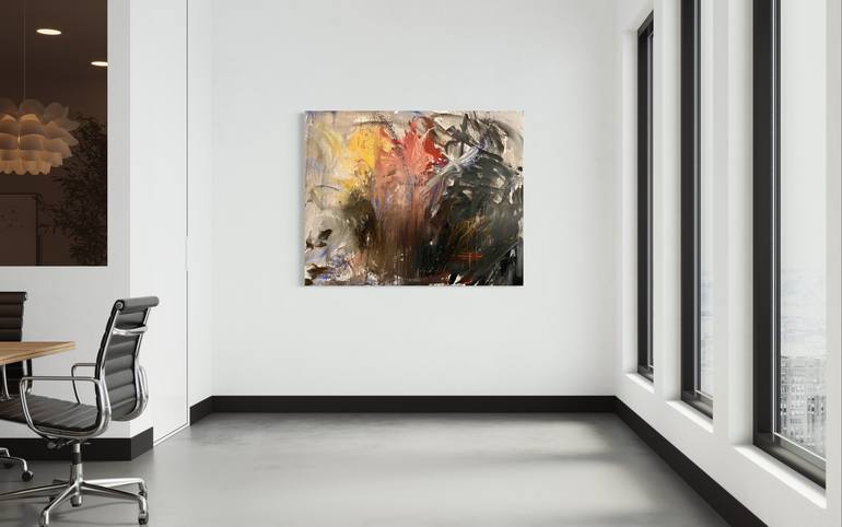 Original Abstract Expressionism Abstract Painting by Nicole Dubowski