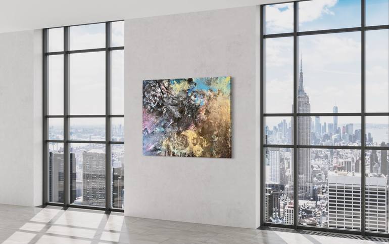 Original Abstract Expressionism Abstract Painting by Nicole Dubowski