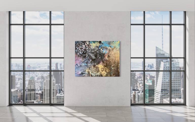 Original Abstract Expressionism Abstract Painting by Nicole Dubowski