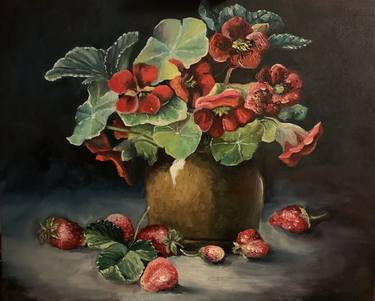 Print of Floral Paintings by Inga Savina