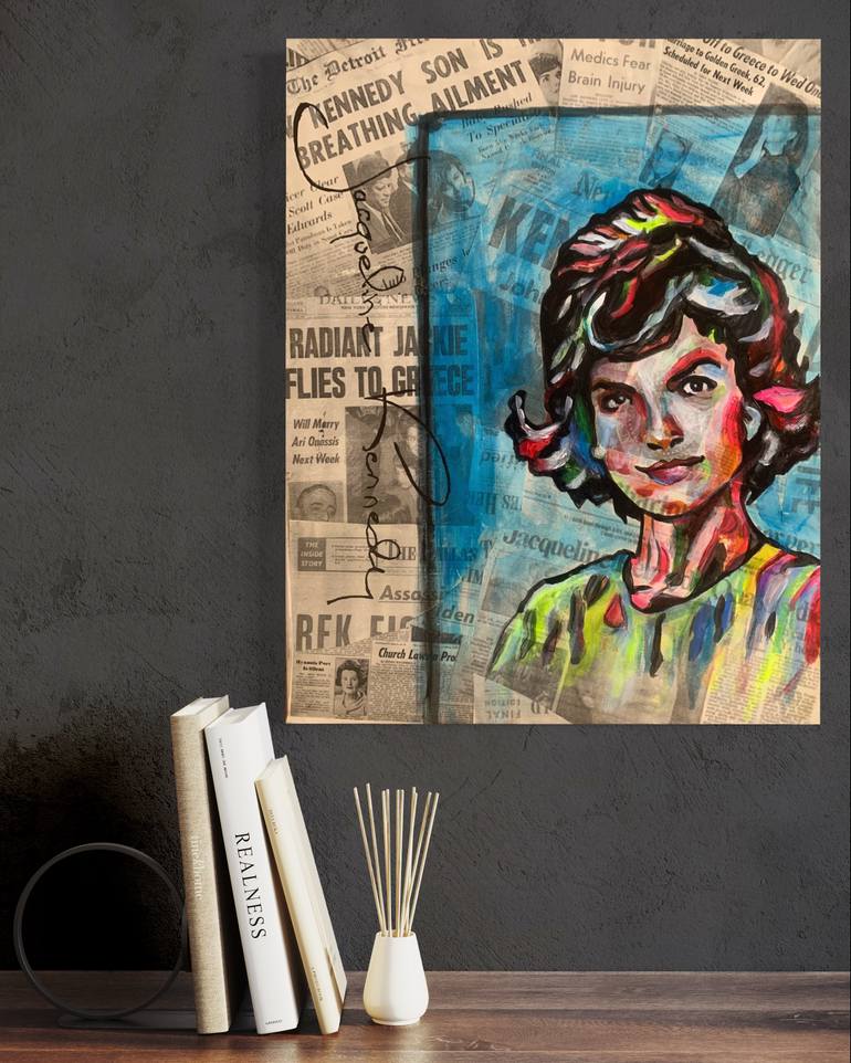 Original Pop Art Pop Culture/Celebrity Painting by Inga Savina