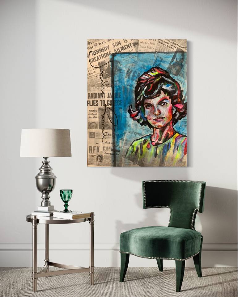Original Pop Art Pop Culture/Celebrity Painting by Inga Savina