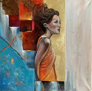 Original Abstract Women Paintings by Inga Savina