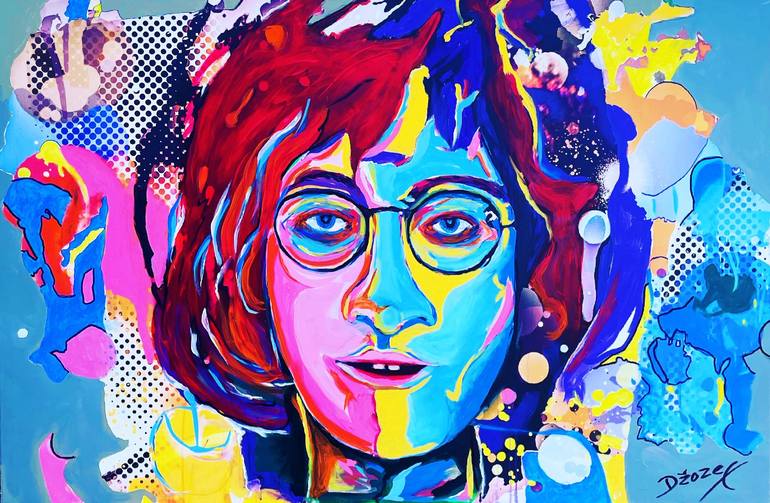 Lennon Painting by Džozef Bosch | Saatchi Art