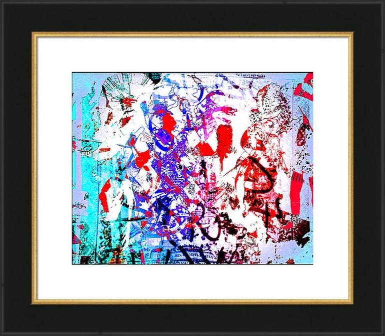 Original Abstract Expressionism Abstract Mixed Media by Džozef Bosch