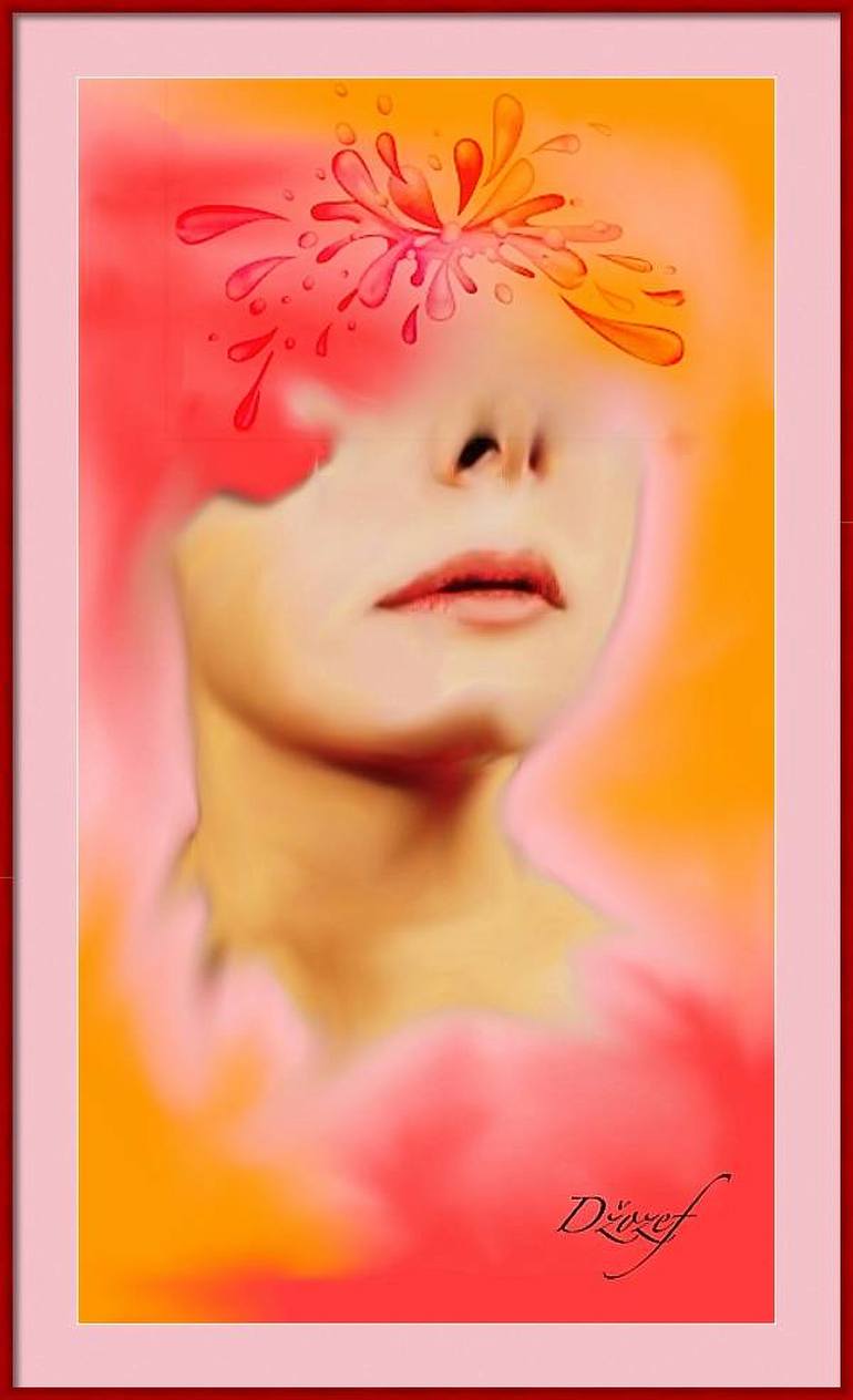 Original Illustration People Mixed Media by Dzozef Bosch