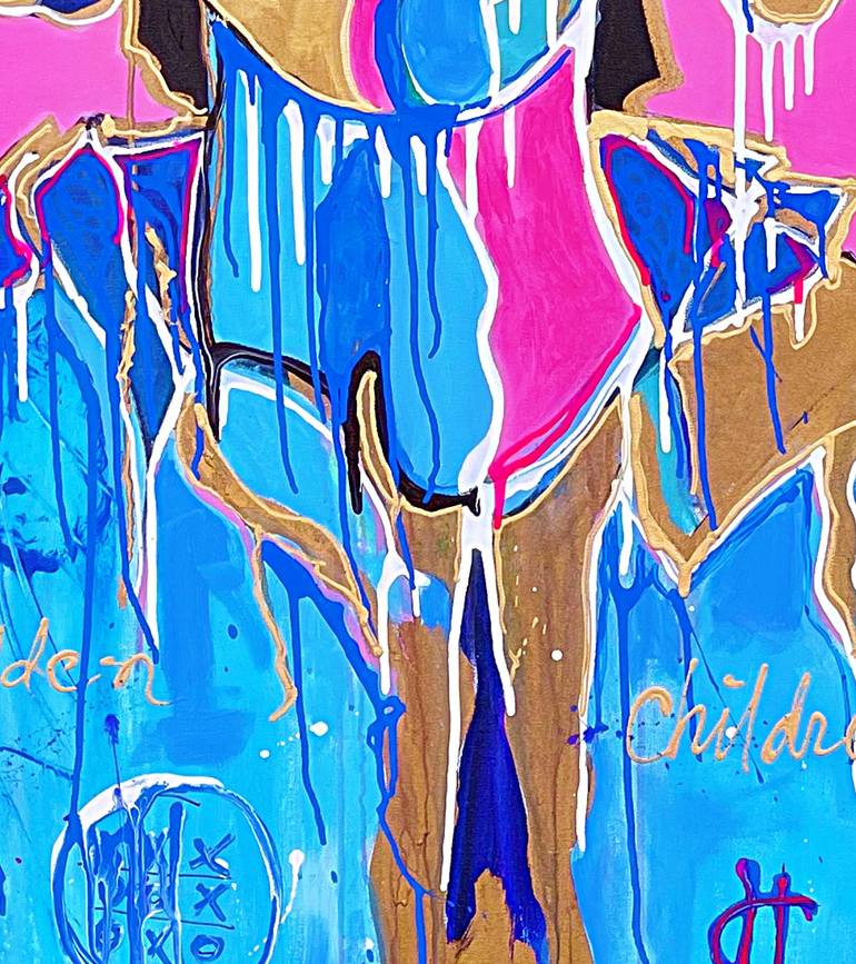 Original Art Deco Pop Culture/Celebrity Painting by Dzozef Bosch