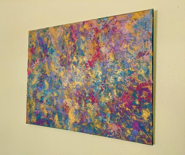 Original Abstract Expressionism Abstract Painting by Lauren Dickinson