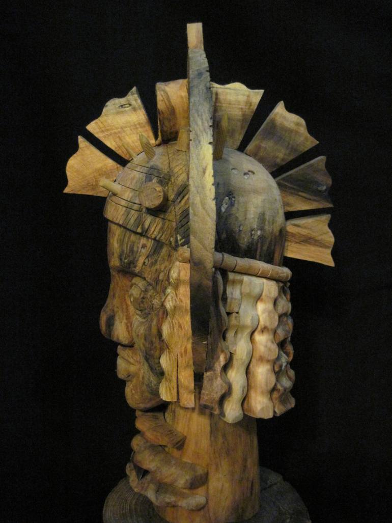 Original Figurative People Sculpture by Faezeh Mohammadi
