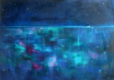 Original Abstract Fantasy Paintings by Paulina Ortenburger