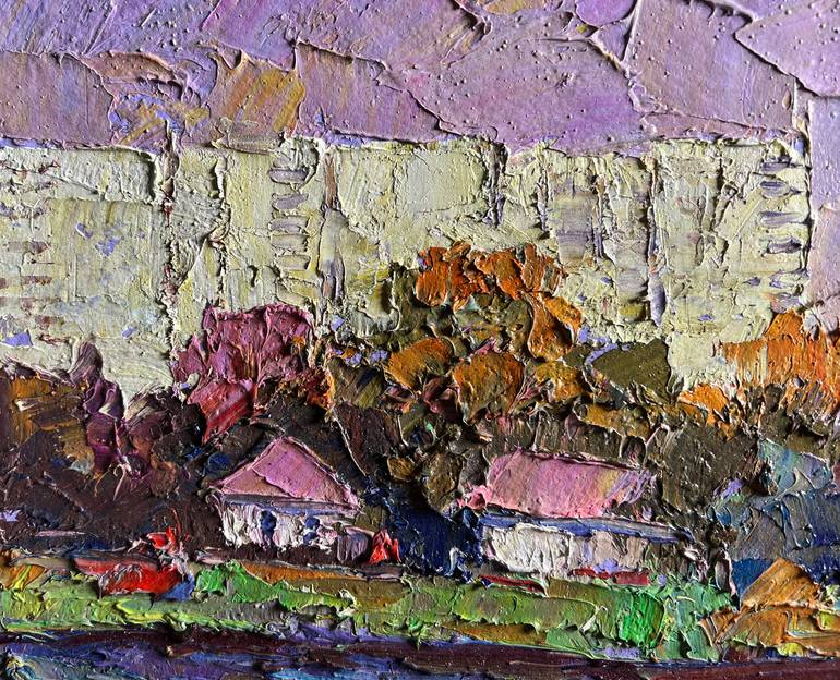 Original Impressionism Cities Painting by Boris Serdyuk