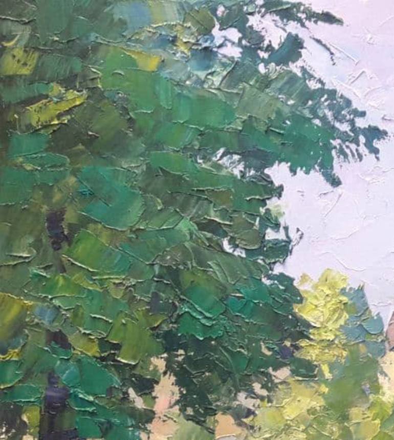 Original Impressionism Cities Painting by Boris Serdyuk
