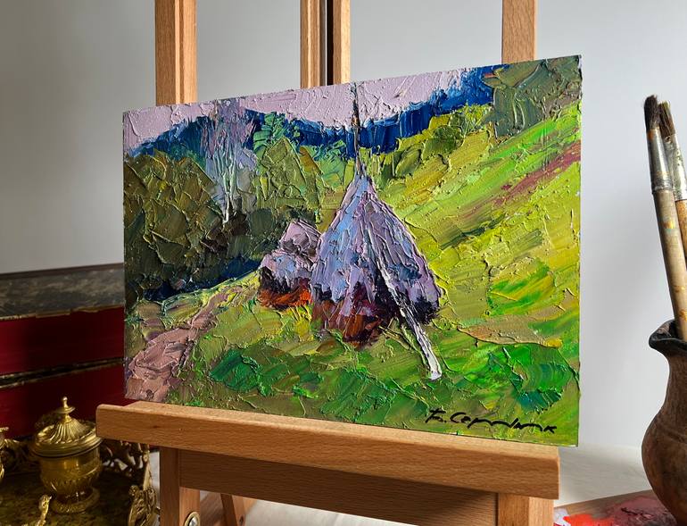 Original Impressionism Landscape Painting by Boris Serdyuk