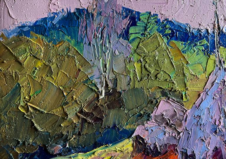 Original Impressionism Landscape Painting by Boris Serdyuk