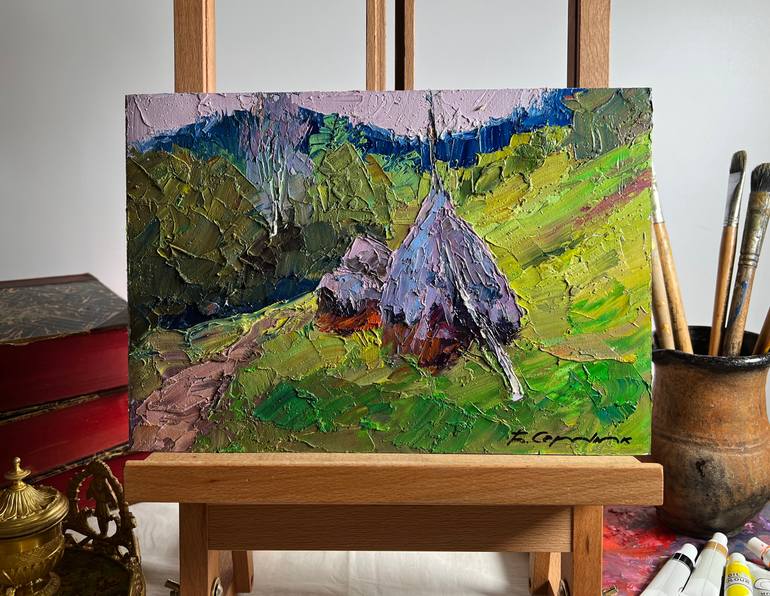 Original Impressionism Landscape Painting by Boris Serdyuk