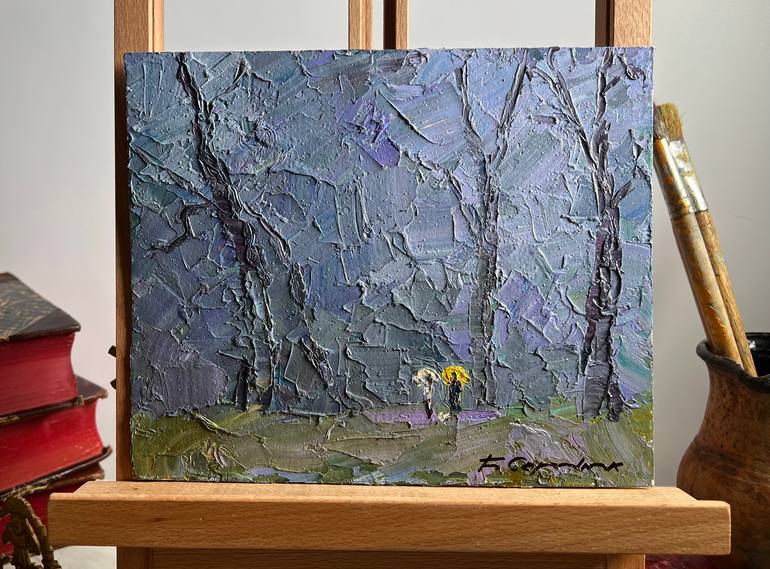 Original Impressionism Landscape Painting by Boris Serdyuk