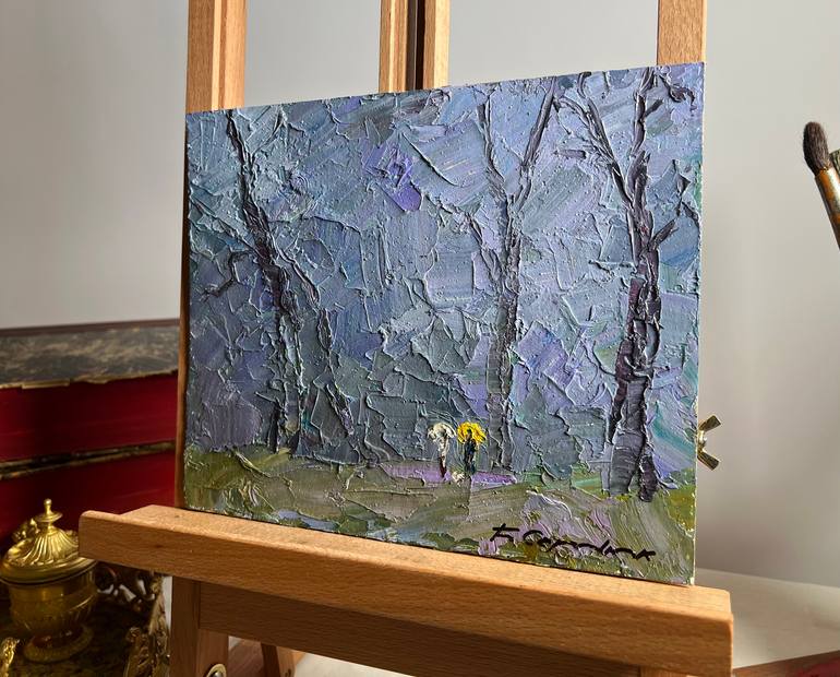 Original Impressionism Landscape Painting by Boris Serdyuk