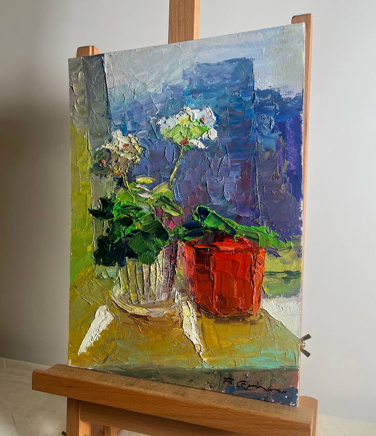 Original Impressionism Still Life Painting by Boris Serdyuk