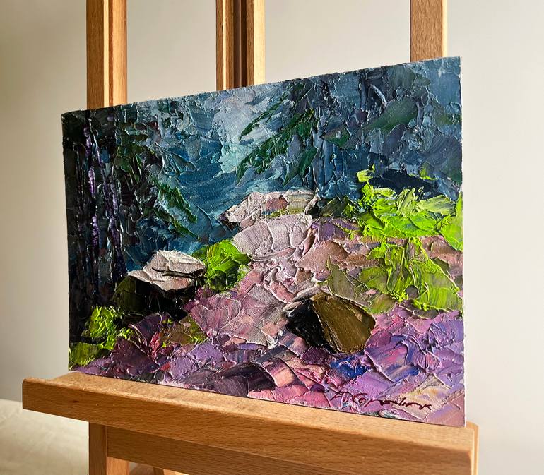 Original Impressionism Landscape Painting by Andrii Zhyvodorov
