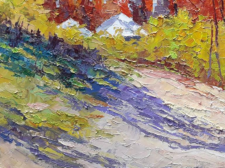 Original Impressionism Landscape Painting by Boris Serdyuk