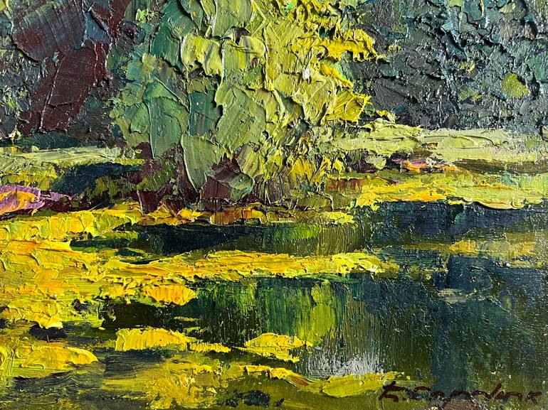 Original Impressionism Landscape Painting by Andrii Zhyvodorov