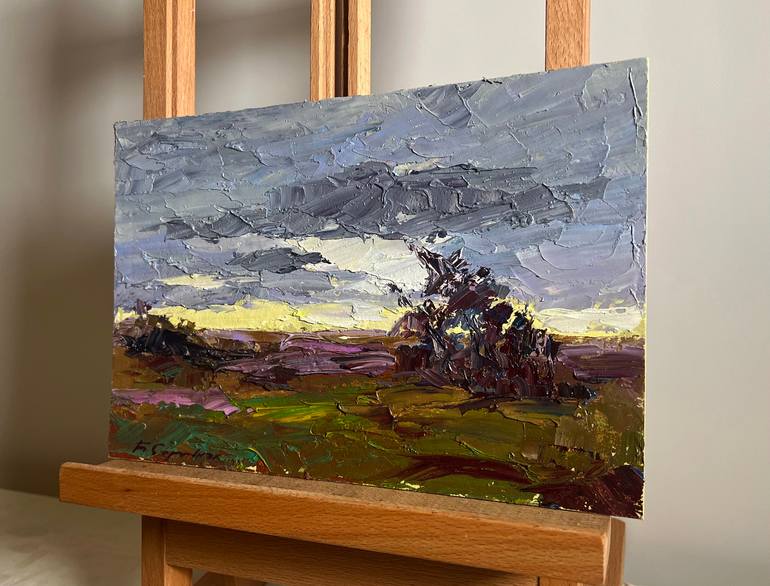 Original Impressionism Landscape Painting by Boris Serdyuk