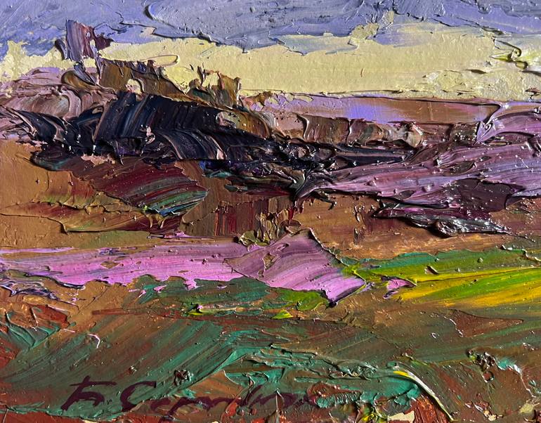Original Impressionism Landscape Painting by Boris Serdyuk