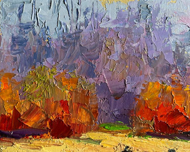Original Impressionism Landscape Painting by Boris Serdyuk
