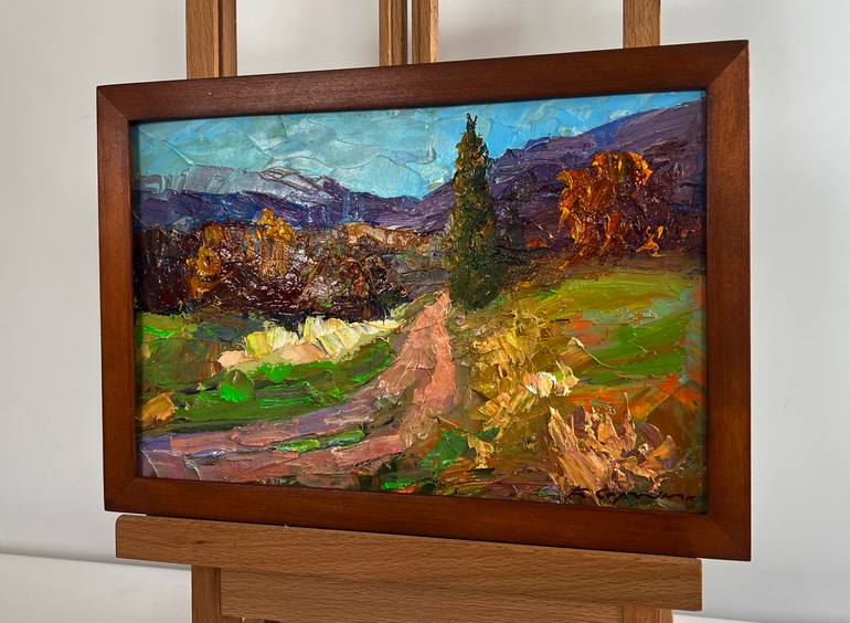 Original Impressionism Landscape Painting by Andrii Zhyvodorov