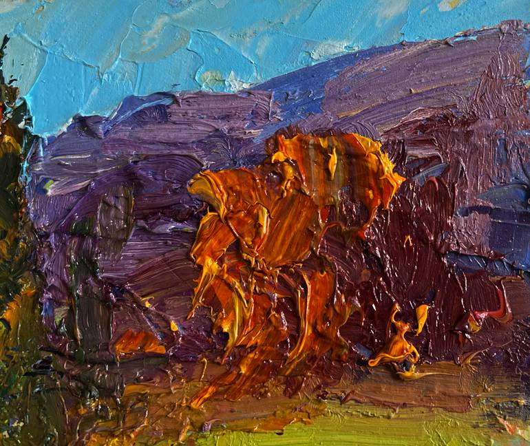 Original Impressionism Landscape Painting by Andrii Zhyvodorov