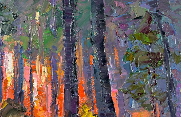 Original Impressionism Landscape Painting by Andrii Zhyvodorov