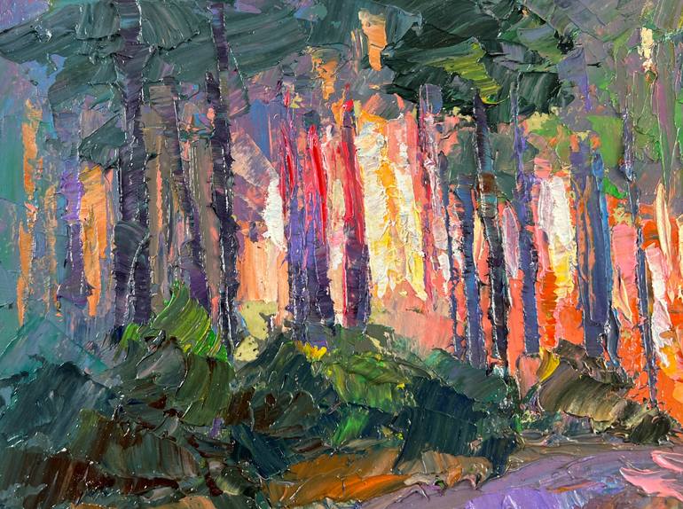 Original Impressionism Landscape Painting by Andrii Zhyvodorov