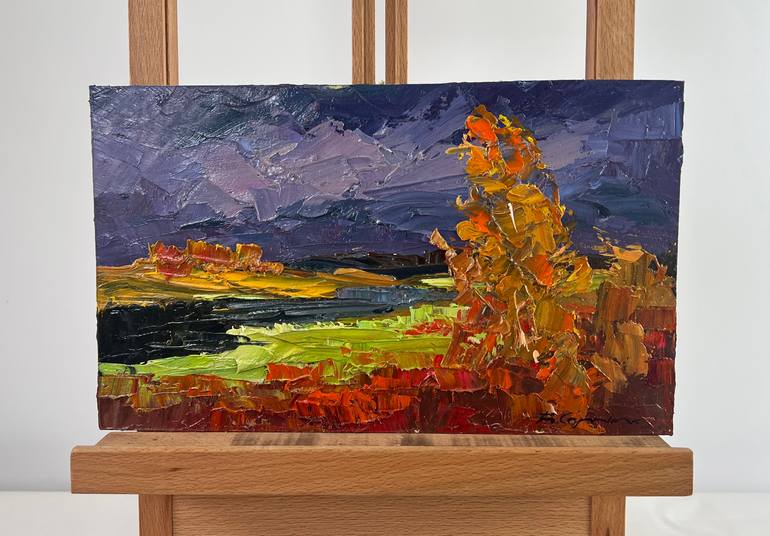 Original Impressionism Landscape Painting by Andrii Zhyvodorov