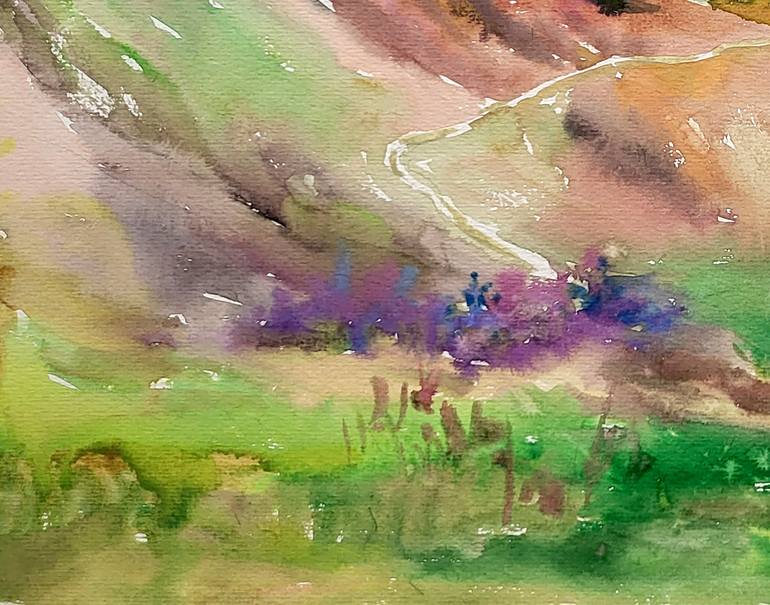 Original Impressionism Landscape Painting by Andrii Zhyvodorov