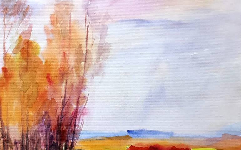Original Impressionism Landscape Painting by Boris Serdyuk