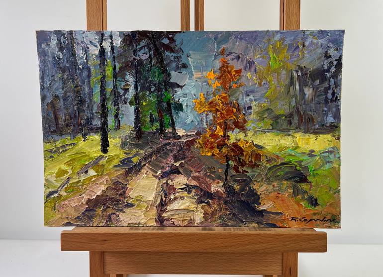 Original Impressionism Landscape Painting by Boris Serdyuk
