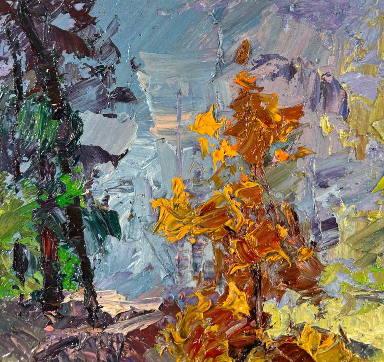 Original Impressionism Landscape Painting by Boris Serdyuk