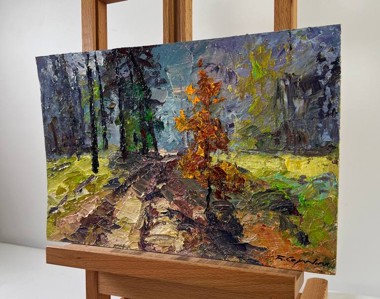 Original Impressionism Landscape Painting by Boris Serdyuk