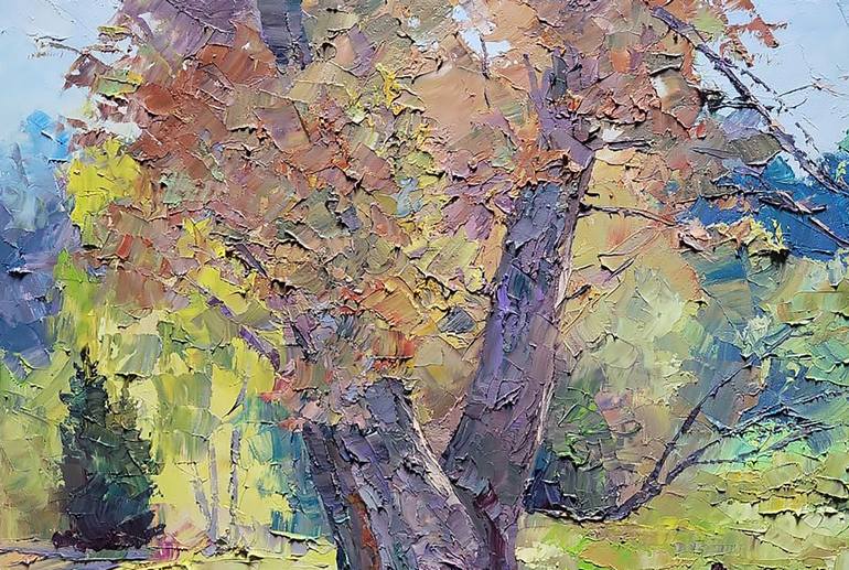 Original Impressionism Landscape Painting by Boris Serdyuk