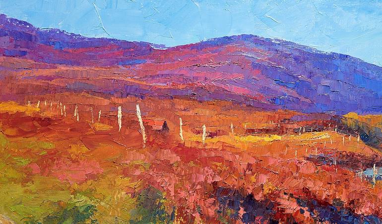 Original Impressionism Landscape Painting by Boris Serdyuk